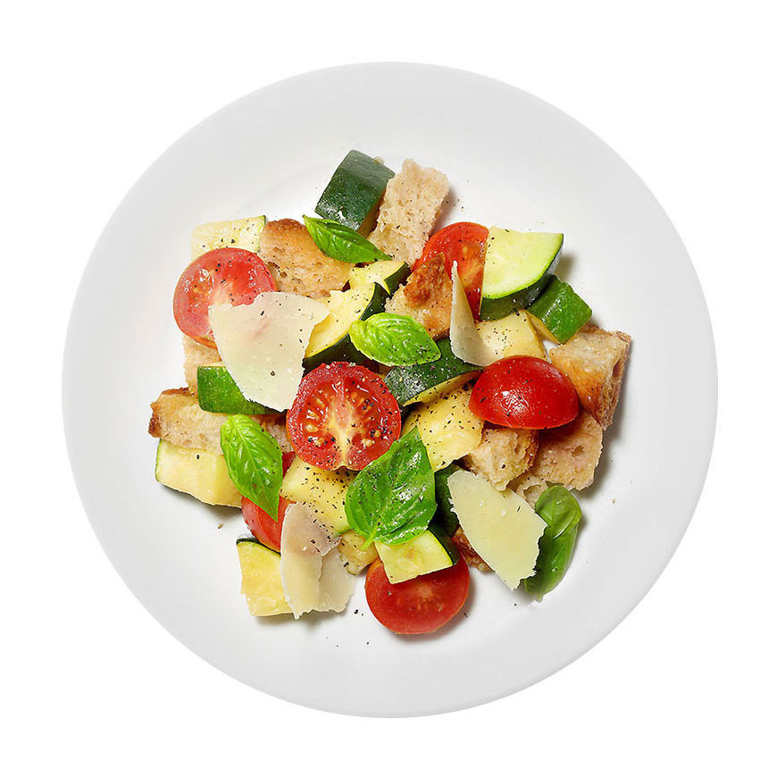 Caprese Salad with Avocado Granishes
