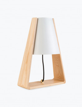 modern style woodren lamp