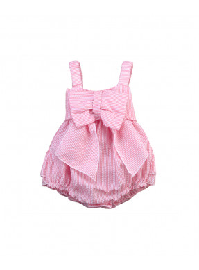 Indian cotton Peach Color Net Baby Frock