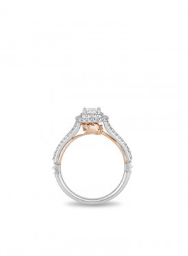 Luxe diamanten zilveren ring